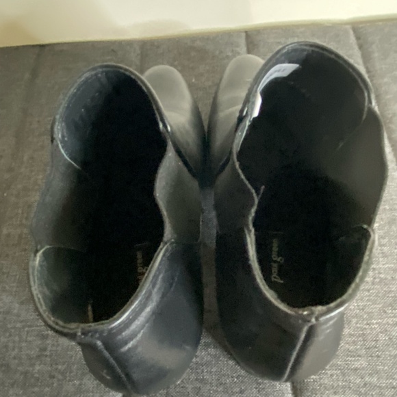 Paul Green Black Leather Chelsea Style Office Casual Ankle Heel Boots-Sz-5 1/2 - Picture 7 of 16